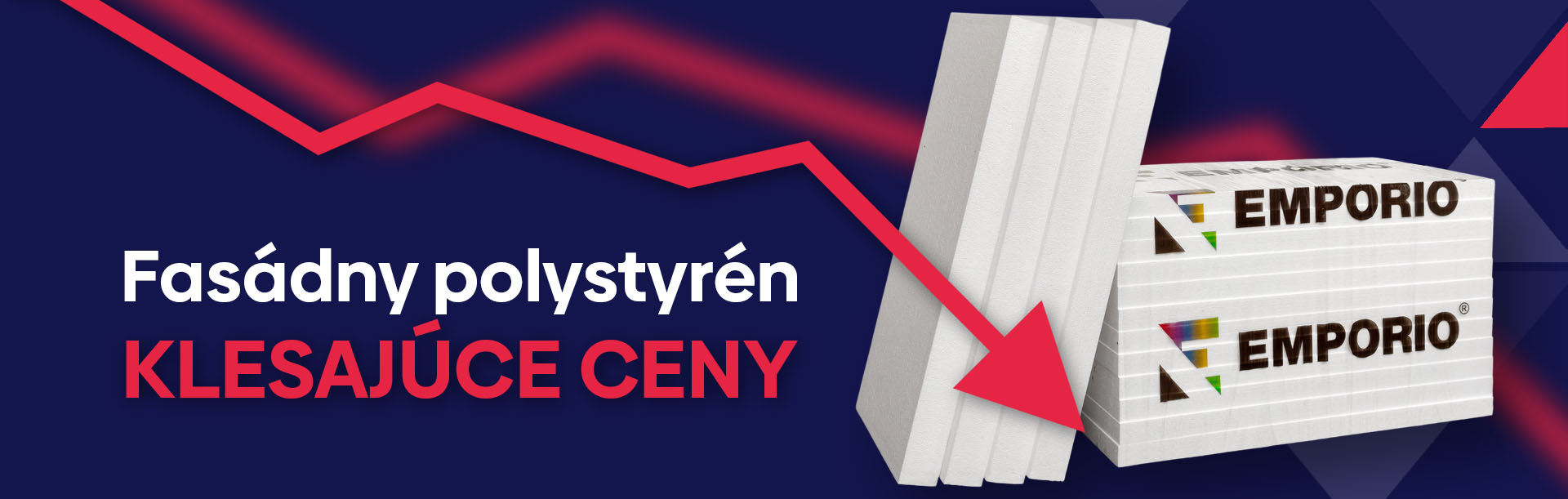 Klesajúce ceny na fasádny polystyrén